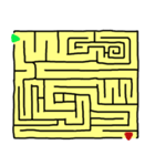 Maze:Can you escape？（個別スタンプ：1）