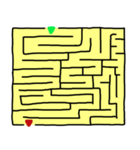 Maze:Can you escape？（個別スタンプ：3）