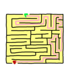 Maze:Can you escape？（個別スタンプ：4）