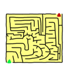 Maze:Can you escape？（個別スタンプ：7）