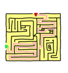 Maze:Can you escape？（個別スタンプ：10）