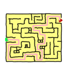 Maze:Can you escape？（個別スタンプ：14）