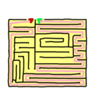 Maze:Can you escape？（個別スタンプ：16）