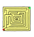 Maze:Can you escape？（個別スタンプ：19）