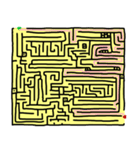 Maze:Can you escape？（個別スタンプ：34）