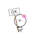 Noo Dokmai (Cute Flowers) by L3kjung（個別スタンプ：30）