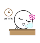 Noo Dokmai (Cute Flowers) by L3kjung（個別スタンプ：32）