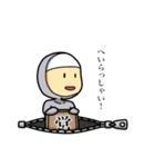 チャック部。（個別スタンプ：27）