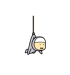 チャック部。（個別スタンプ：40）