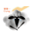 Black Face-Sheep Grace（個別スタンプ：11）