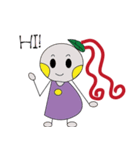 Diary The Little Girl（個別スタンプ：1）