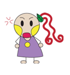 Diary The Little Girl（個別スタンプ：8）