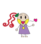 Diary The Little Girl（個別スタンプ：13）
