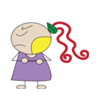 Diary The Little Girl（個別スタンプ：14）