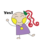 Diary The Little Girl（個別スタンプ：17）