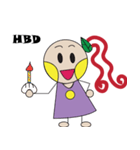 Diary The Little Girl（個別スタンプ：18）