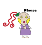 Diary The Little Girl（個別スタンプ：19）
