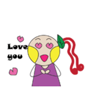 Diary The Little Girl（個別スタンプ：32）