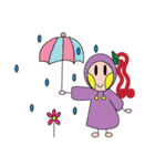 Diary The Little Girl（個別スタンプ：37）