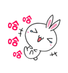 Little rabbit ＆ childish fox daily（個別スタンプ：1）