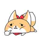 Little rabbit ＆ childish fox daily（個別スタンプ：7）