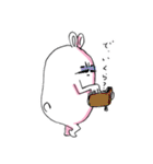 しぶるバニーダディ（個別スタンプ：7）