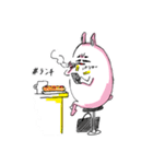 しぶるバニーダディ（個別スタンプ：11）