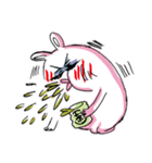 しぶるバニーダディ（個別スタンプ：33）