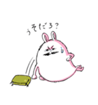 しぶるバニーダディ（個別スタンプ：35）