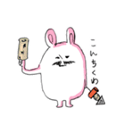 しぶるバニーダディ（個別スタンプ：37）