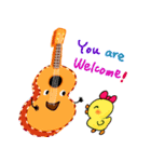 Rich daddy love ukulele（個別スタンプ：4）