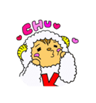 偽り系女子カリンちゃん（個別スタンプ：1）
