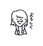 素朴な白黒スタンプ（個別スタンプ：10）