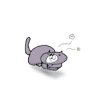 クリーミーくまさんと猫のるんちゃん（個別スタンプ：1）