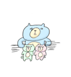 クリーミーくまさんと猫のるんちゃん（個別スタンプ：18）