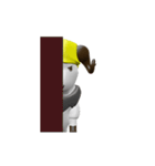 Funny Sheep Man（個別スタンプ：1）