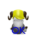 Funny Sheep Man（個別スタンプ：5）