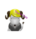 Funny Sheep Man（個別スタンプ：7）