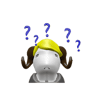 Funny Sheep Man（個別スタンプ：9）