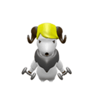 Funny Sheep Man（個別スタンプ：18）