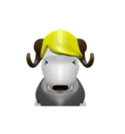 Funny Sheep Man（個別スタンプ：22）