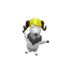 Funny Sheep Man（個別スタンプ：23）