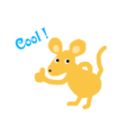 イエロー マウス（個別スタンプ：1）
