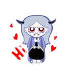 Ms. vampire and her cat（個別スタンプ：1）