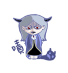 Ms. vampire and her cat（個別スタンプ：16）