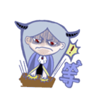 Ms. vampire and her cat（個別スタンプ：22）