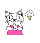 Meaw Pink（個別スタンプ：17）