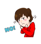 slanted eyes（個別スタンプ：11）