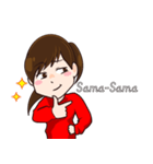 slanted eyes（個別スタンプ：15）