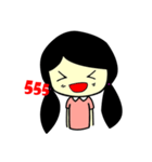 The little small girl（個別スタンプ：6）
